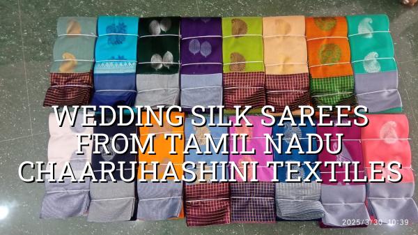 Wedding Silk Sarees from Tamil Nadu - Chaaruhashini Textiles